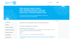Desktop Screenshot of muenchner-kreis.de
