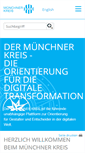 Mobile Screenshot of muenchner-kreis.de