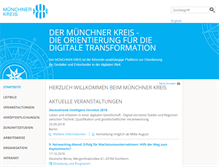 Tablet Screenshot of muenchner-kreis.de